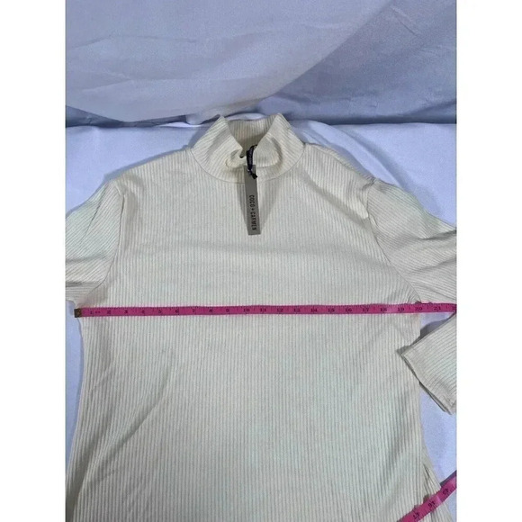 Coco+Carmen Cream Knit Turtle Neck Women's Sz L/XL NWT - Picture 4 of 6